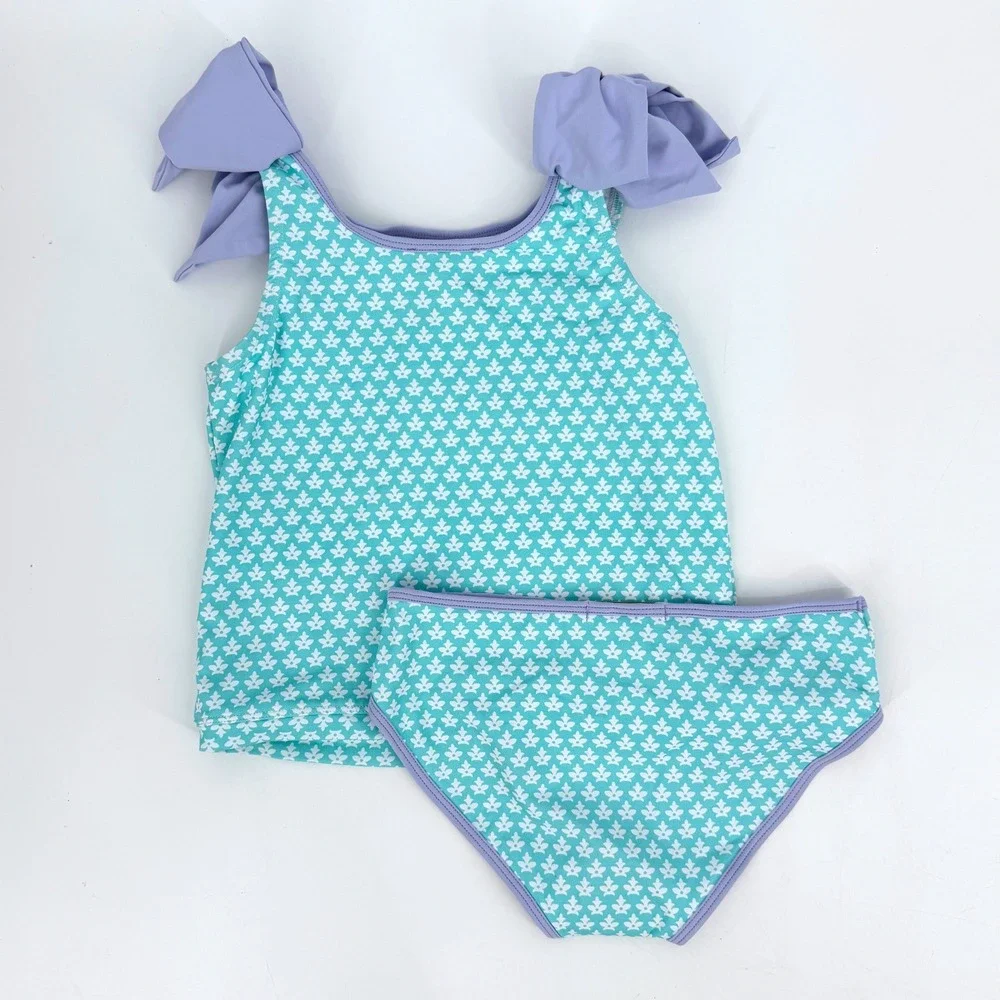 The Beaufort Bonnet Company Girl's Snorkel Tour Tankini Swimsuit Sz 7